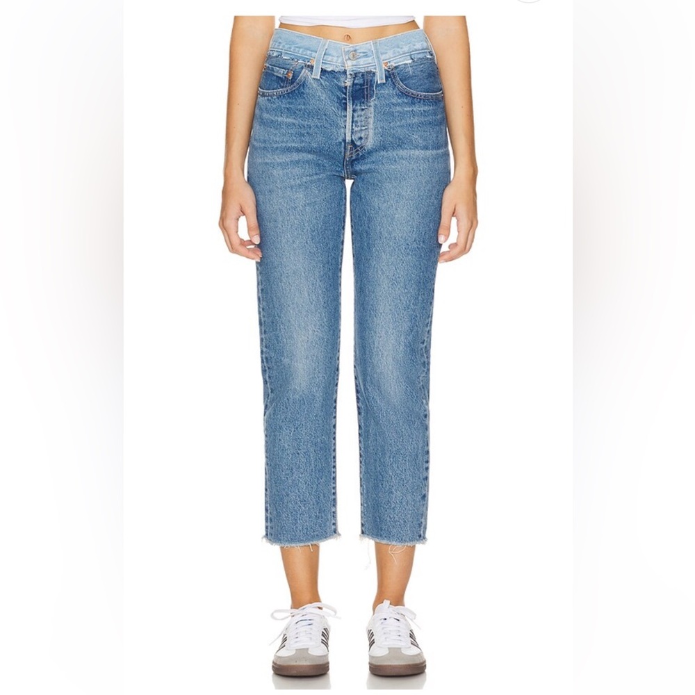 Levi’s 501 Crop Split Craft Straight in Splitting Hairs